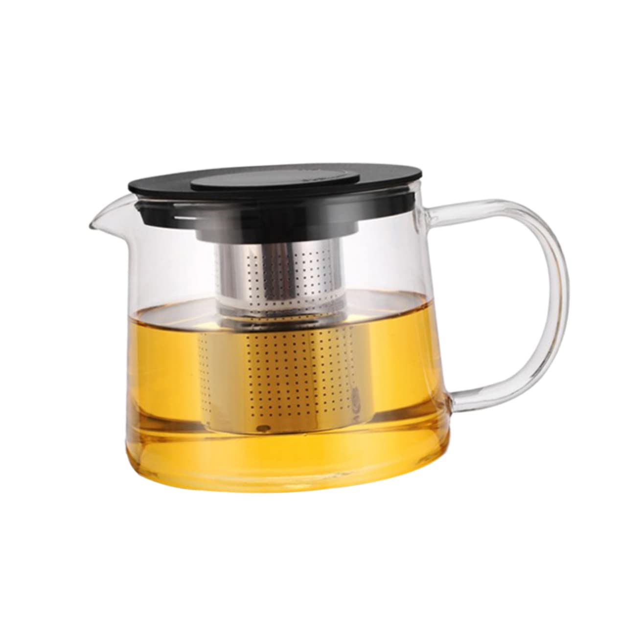 Théière Acier Inox Théière En Verre FUYTERY 1000ml - Infuseur Amovible Pour Thé En Vrac - Design Kungfu Tea Art Théière Feuilles Grande Capacité