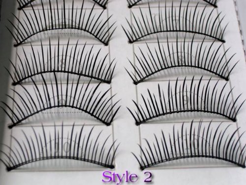 20 Pairs Regular Long and Thick Eyelashes Style 1 and 2