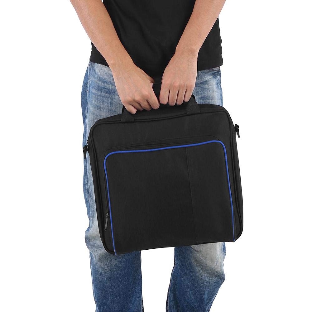 Sutinna Estuche de Consola Impermeable para PS4, Bolso de Mano portátil Bolsa de Almacenamiento de Viaje Bolso de Hombro Totalmente Protector Compatible con PS4