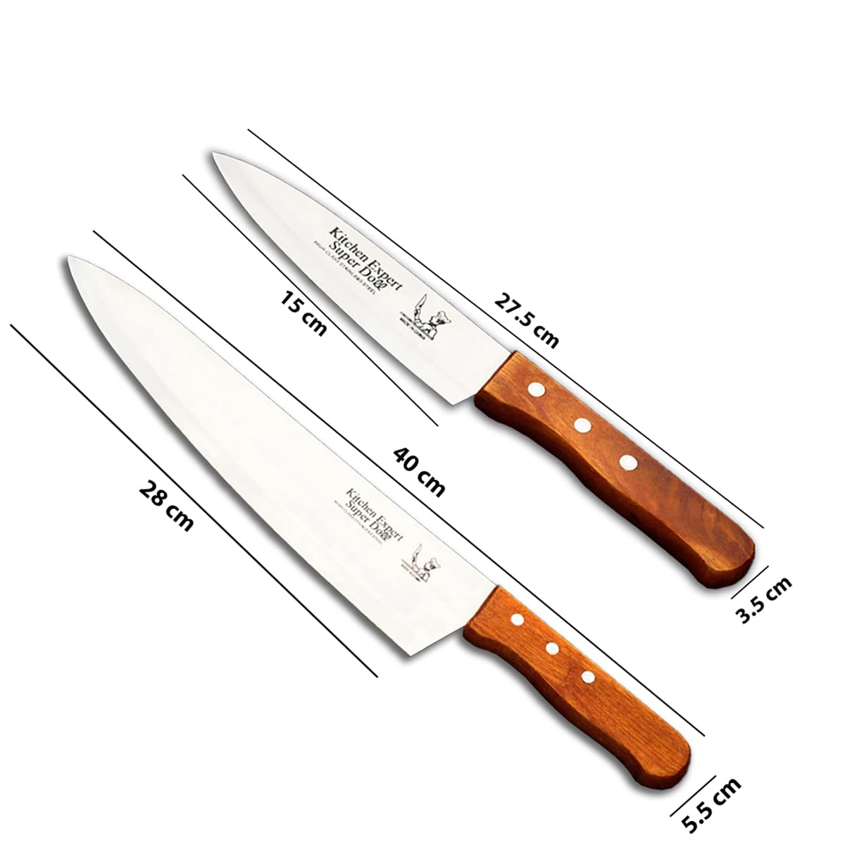 Captoola 11 Inch Japanese Kitchen Knives 6 Inch Chef's Knife Multipurpose Chopping Knife for Meat with Sharpener Stick(Set of 3) offers donot miss