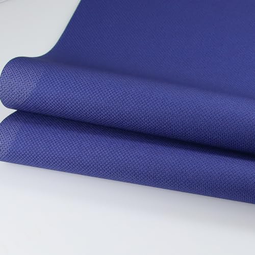 Image of KCS 16CT Counted Cotton Cross Stitch Aida Cloth Fabric (Royal Blue, 12 inch x 59 inch)