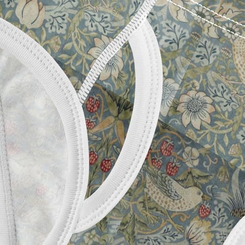 Boys' Exclusive Briefs Toddler Underwear 95% Combed Cotton Boxerbriefs 2T Vintage Floral Pattern 32 5