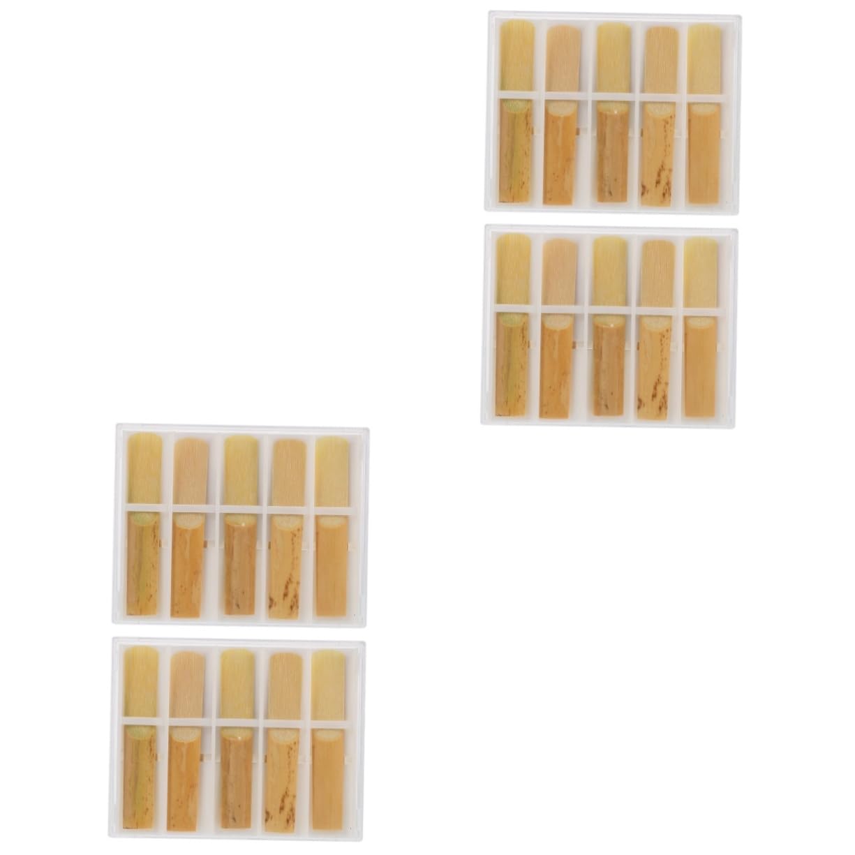 Totority 2sets Clarinet Reeds Replacing Compact Size Easy to Carry Professional Craftsmanship 10pcs*2
