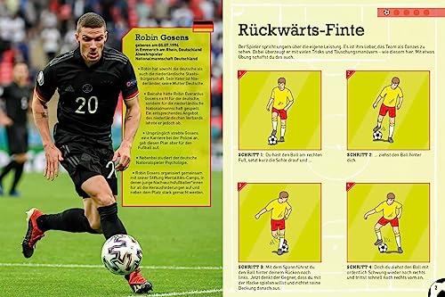 Die besten Fußballtricks I Fussball Buch für Kinder ab 7 Jahren: Mit Poster. Dribbeln, passen, schießen - Geschenk für Jungen + Mädchen (Fußball-Kids)