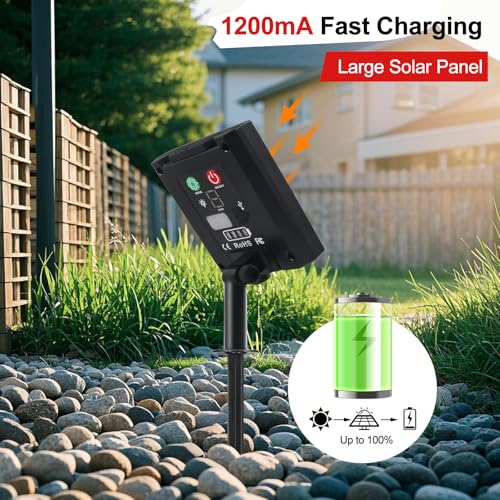 Tira LED solar COB 24V 6.56FT Luz blanca cálida KISUFU miniatura 4