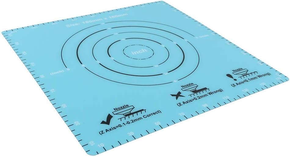 review JRUIAN Printer Accessories 5pcs Frosted Hot Bed Sticke Build Sheet 180x180mm Heatedbed Surface Sticker Build Plate for SOOWAY SW-200 Mini S200 3D Printer 3D Printer Parts