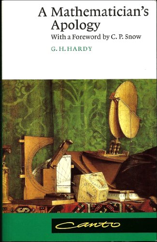 A Mathematician's Apology by Hardy,G. H.. [1992... B006VE4CO4 Book Cover