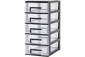 DOITOOL 5 Drawer Plastic Tower - An Unmatched Storage Solution