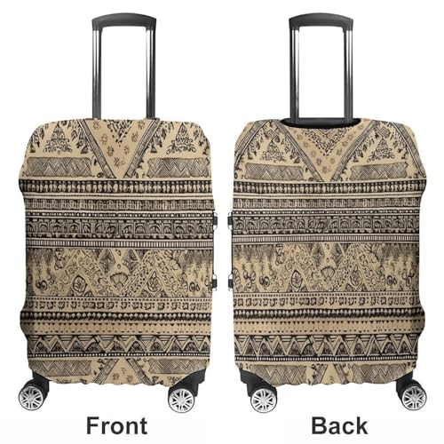 Bronze And Black Travel Luggage Cover Washable Anti-scratch Suitcase Protector Dustproof Protective Cover Case for Wheeled Luggage Fits 19-32 Inch Luggage3