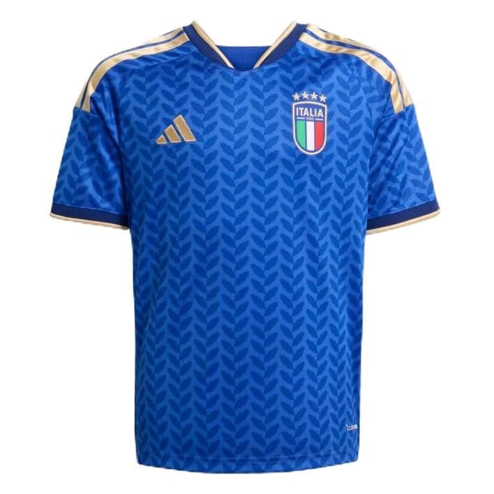 adidas Unisex Italy 26 Home Jersey (Little Big Kid) Bold Blue