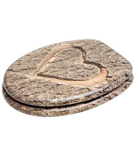 Sanilo Soft Close Toilet Seat, Wide Choice of New Toilet Seats, Stable Hinges, Easy to Mount (True Love) - Image 3