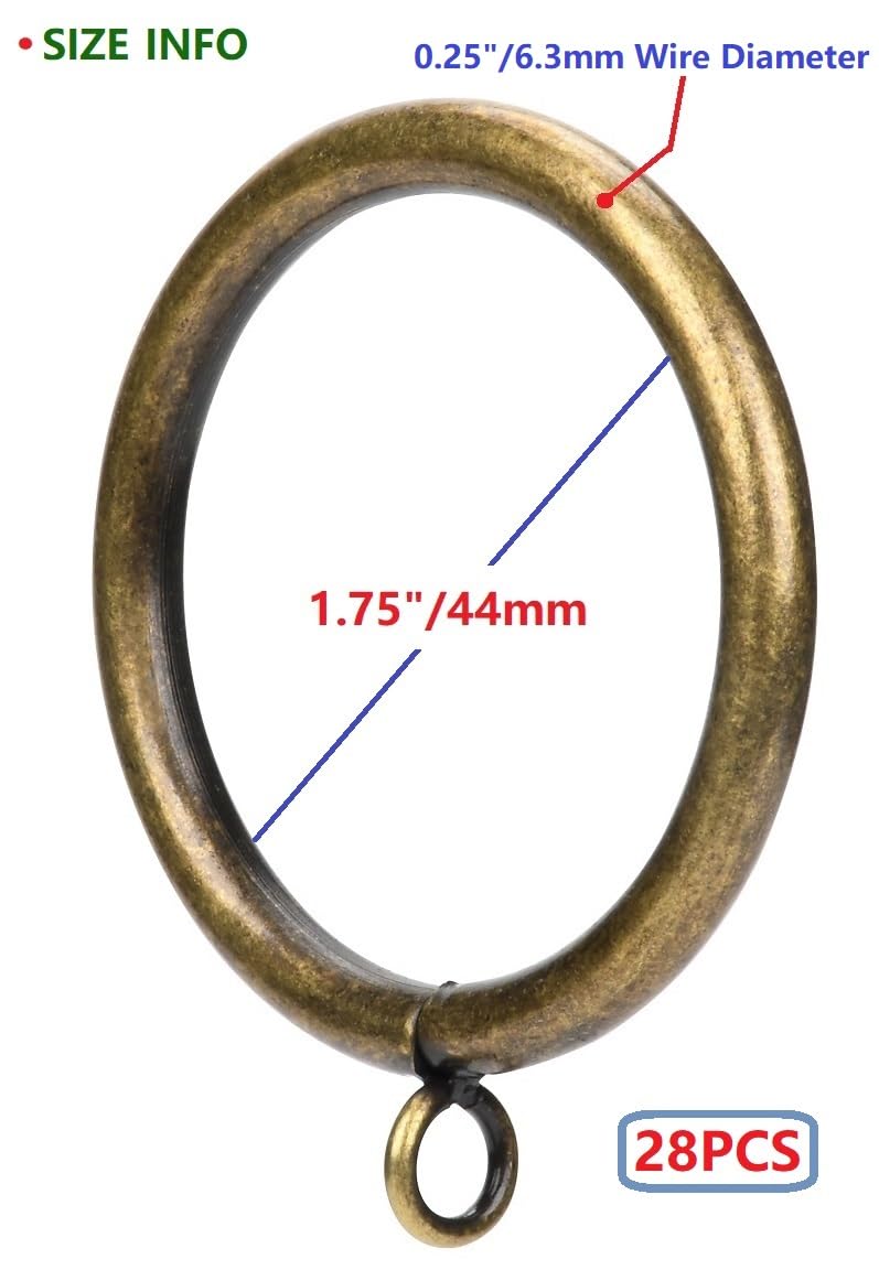 Anneau Pour Tringle A Rideau Lot 50 Anneaux Rideaux Argentés Caoutchouc Diamètre Intérieur 30 Mm