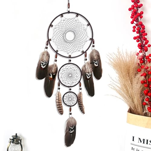 Attrape-rêves en macramé bohème, cadeau idéal pour chambre - 4