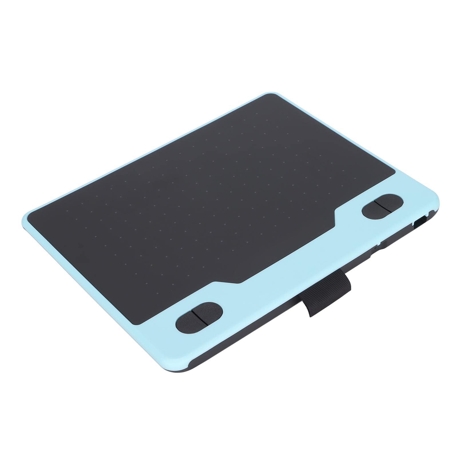 Tavoletta grafica digitale T503, tavoletta grafica con sensibilità alla pressione di 8192 livelli e risoluzione di 5080 LPI, tavoletta con penna a induzione elettromagnetica per (Blu)