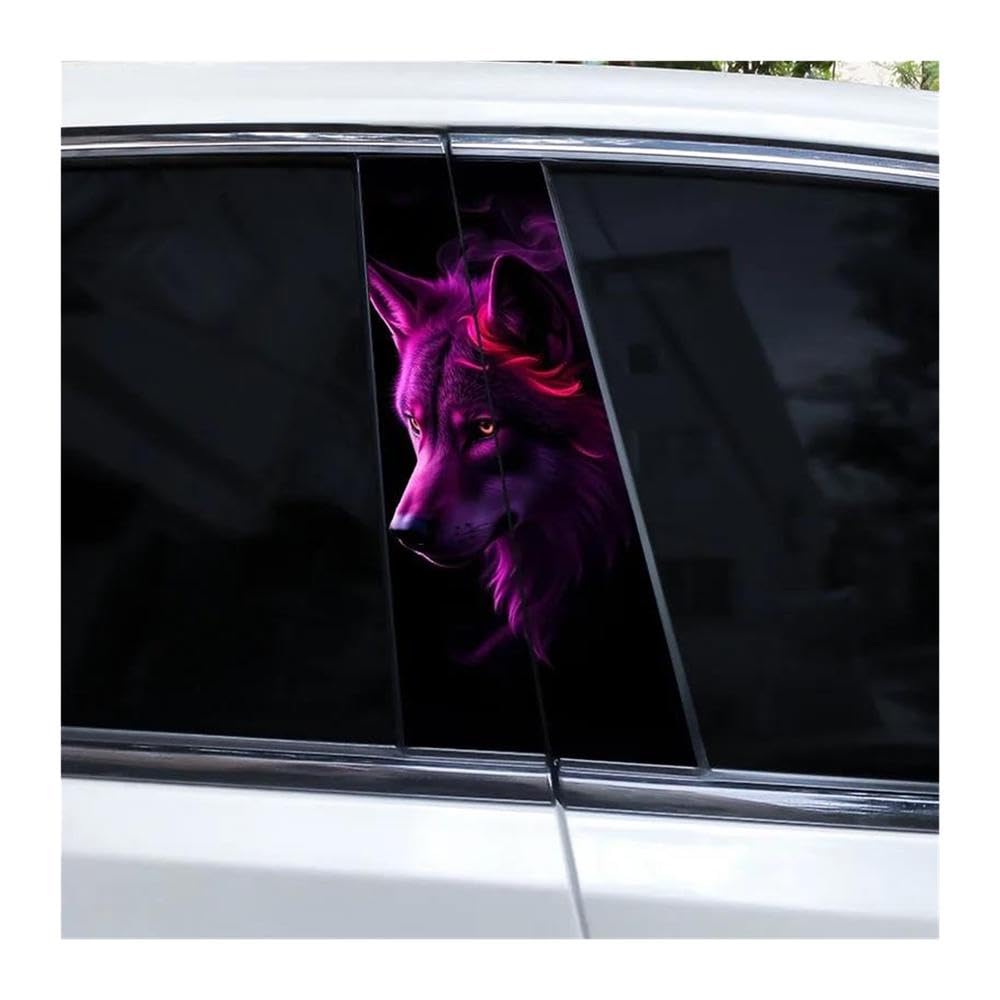 Autocollants portière voiture flammes et monstres pour look tuning