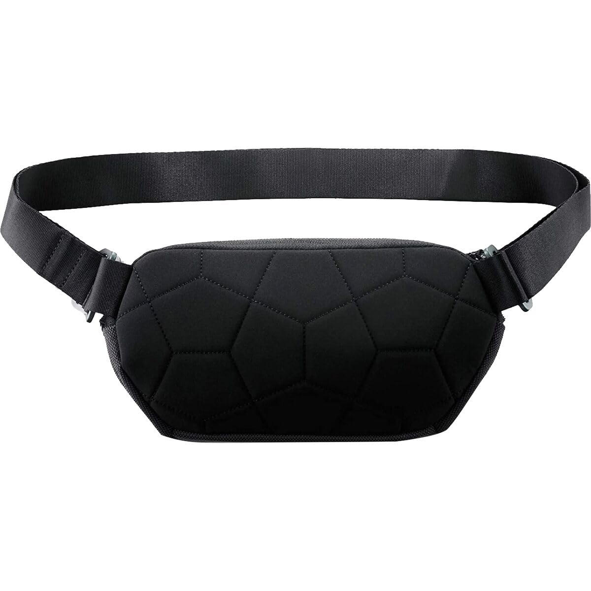 HEIMPLANET Transit Line Sling Pocket wetterfeste Bauchtasche mit lebenslanger Garantie in Schwarz 2L aus DYECOSHELL - Wandelbare Brusttasche für Damen und Herren - Gürteltasche, Crossbody Bag