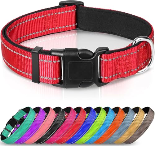 Collar reflectante para perro ajustable S