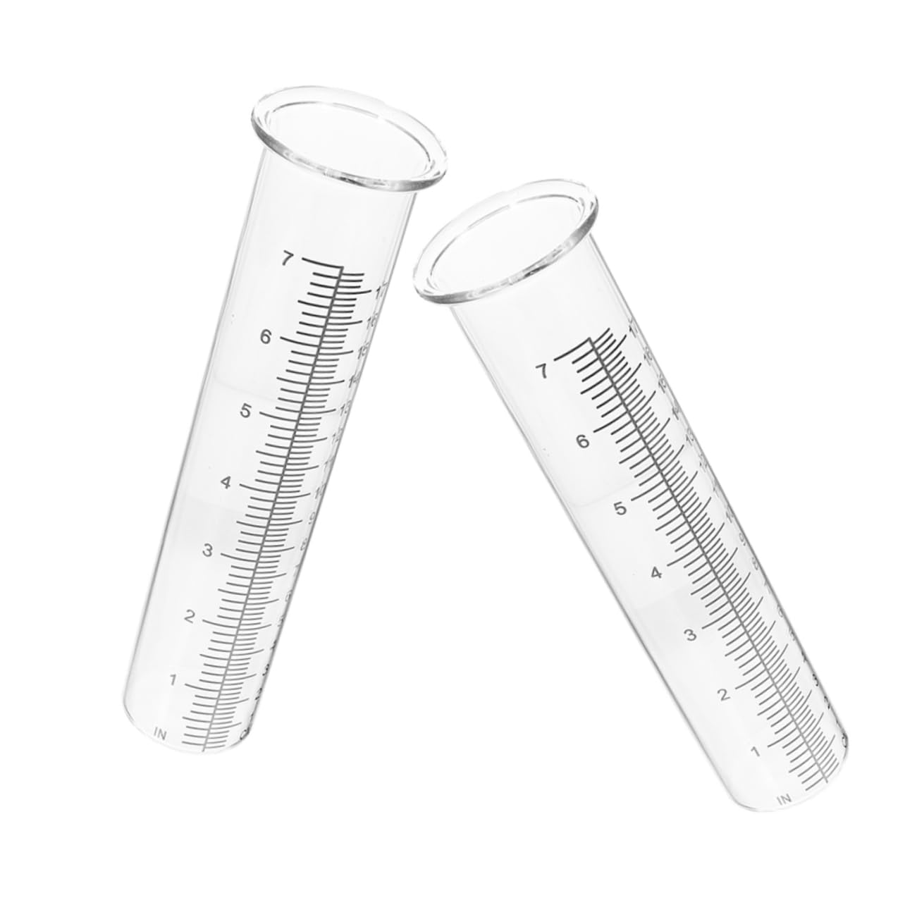 GALPADA Rain Gauge for Yard Lightweight Plastic Rain Gauge Tubes 7 Capacity Easy Readings