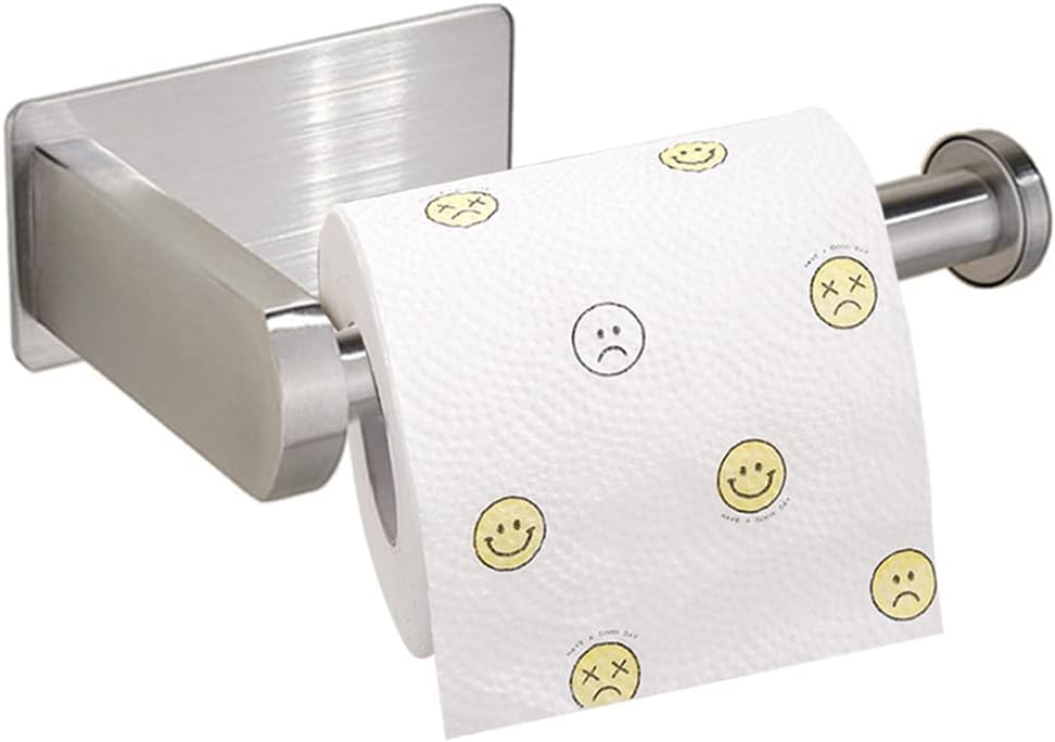Wall Mounted Toilet Tissue Box Self Adhesive Toilet Roll Holder SUS304 Stainless