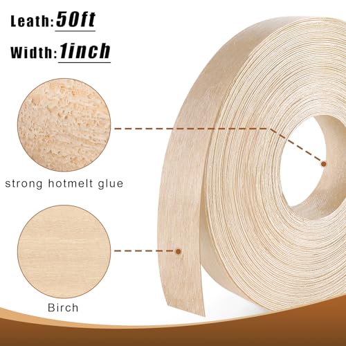 Sunnydongze EDGE BANDING 1 Inch*50Ft Edge Banding thumb #1