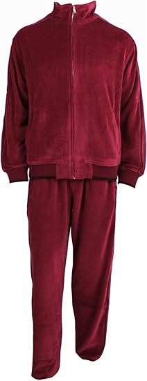 velour men's tracksuit