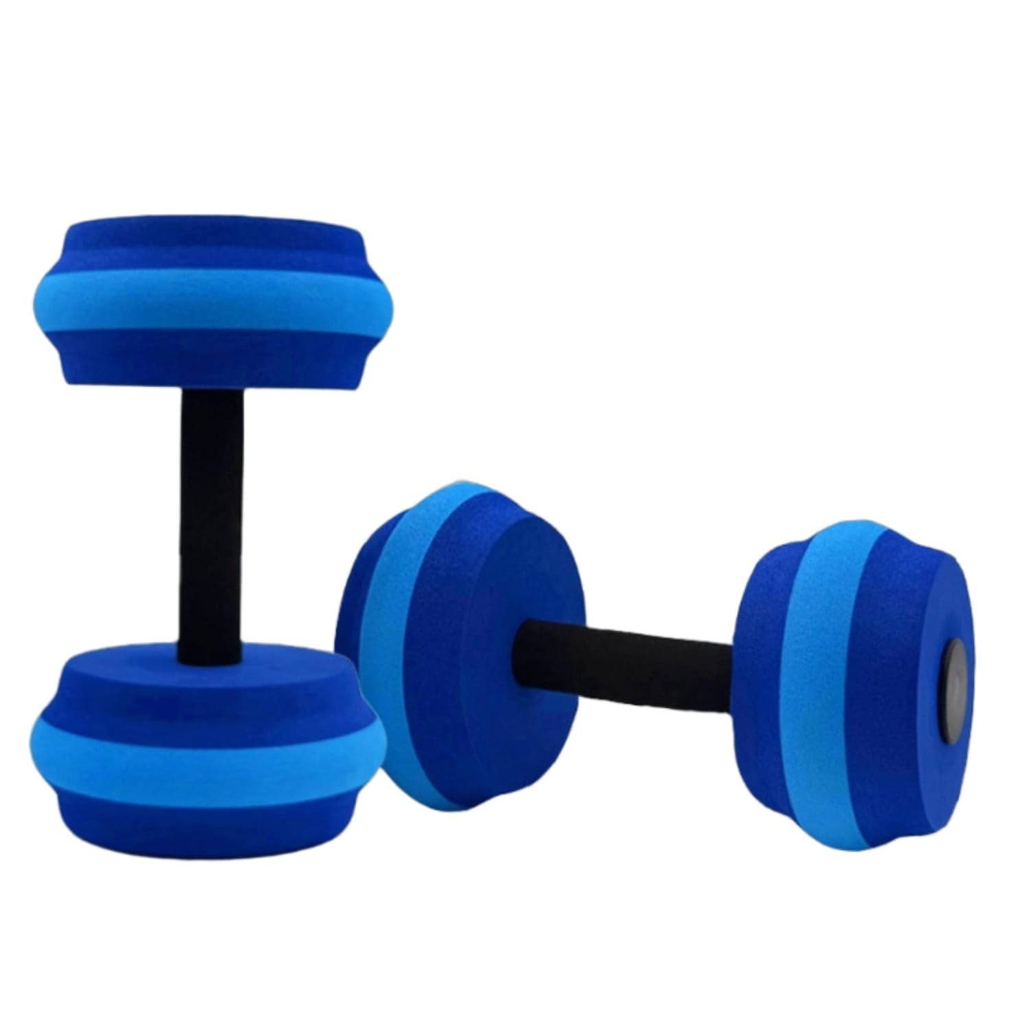Buoyant EVA Water Dumbbell Lightweight Water Dumbbell Floating Aquatic Dumbbells Waterproof for Beginners, Seniors, Dark Blue-image-39