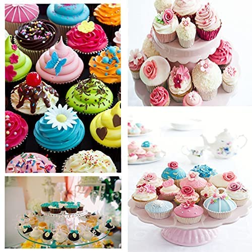 Flower Silicone Mold,7 Pack,Rose Mold Silicone,Silicone Chocolate Mold,Silicone Cake Mold Butterfly,Mini Bow,Mini Flower Mold For Cupcake, Chocolate,Jelly,Mini Muffins,And Candy Making #TOP5