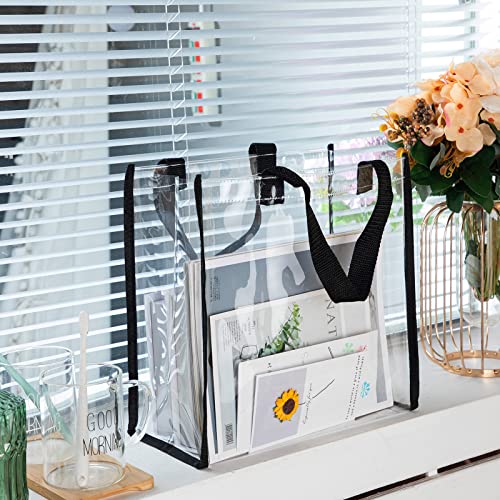 Saintrygo 12-Pack Clear Tote Bags
