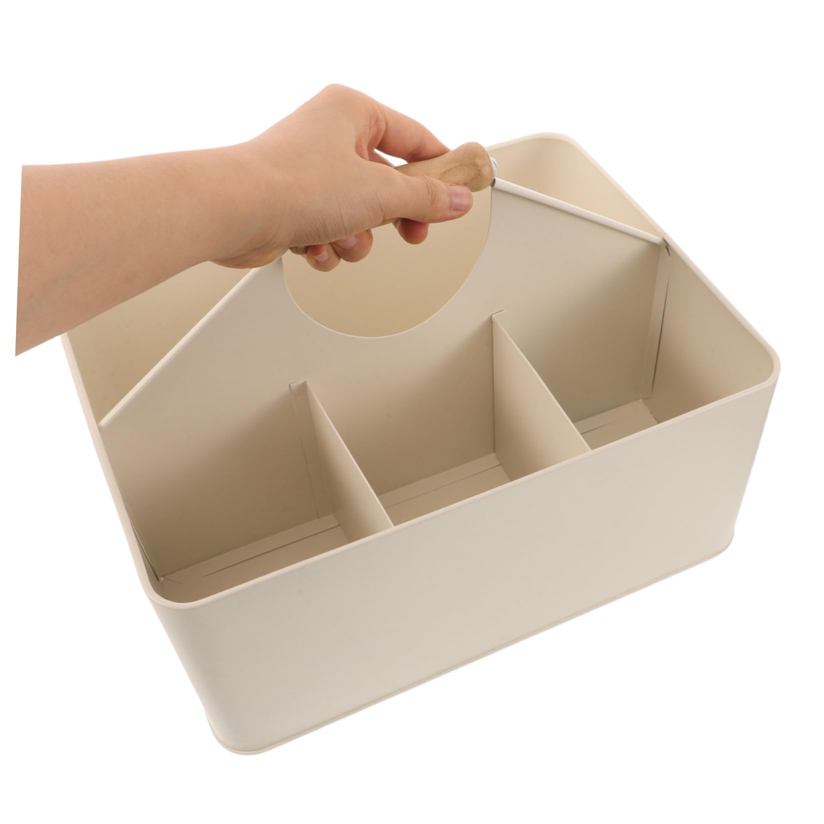 Generisch Aufbewahrungsbox Griff mit 4 Fächern Garten Metall Saatgut