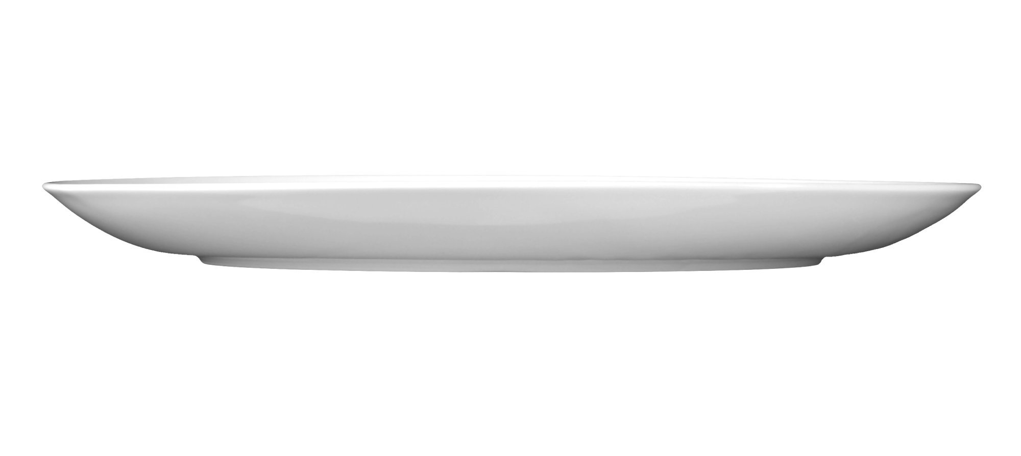 Seltmann Weiden 001.216207 Rondo - Platte - Servierplatte - oval - weiß Ø 31 cm