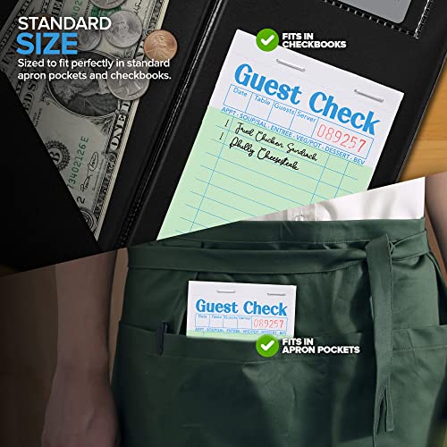 Carnet de chèques d'or pour le service en terrasse de café - 8