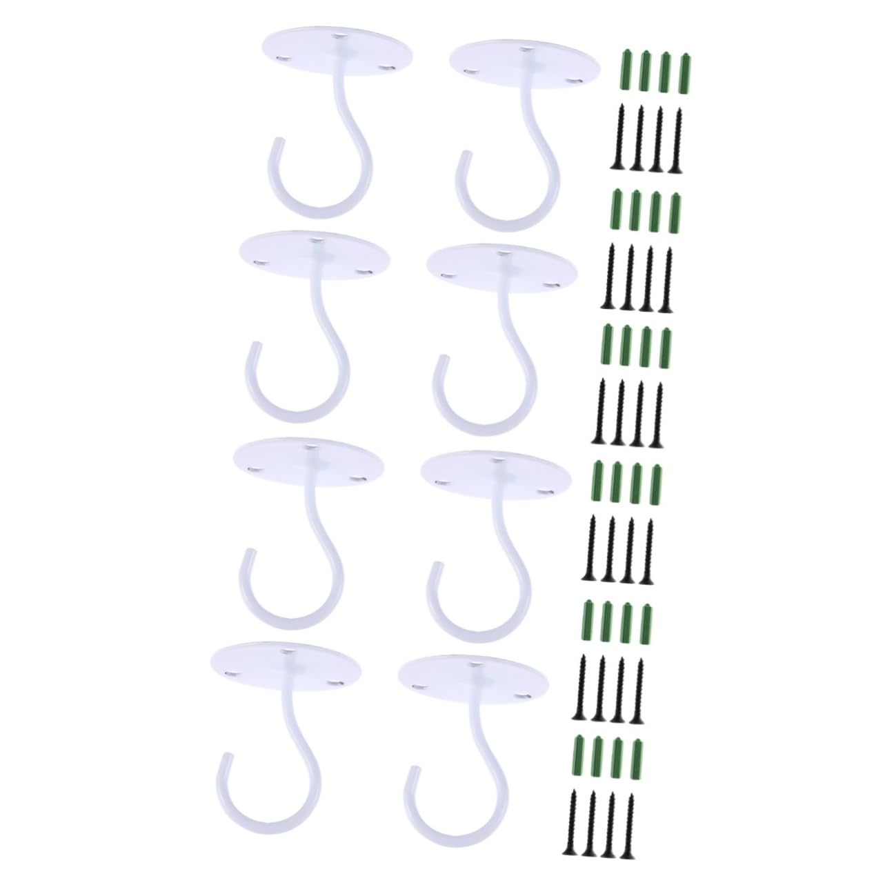 TOPBATHY 8pezzi Ganci Da Parete Metallo Per Piante Da Ganci Per Appendere Resistenti e Impermeabili Per Casa Bar e Hotel