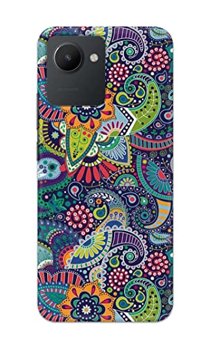 Image of Printed Hard Back Cover Case for Realme C30 | Realme C30s Back Cover (Miraculous Patterns) -1803