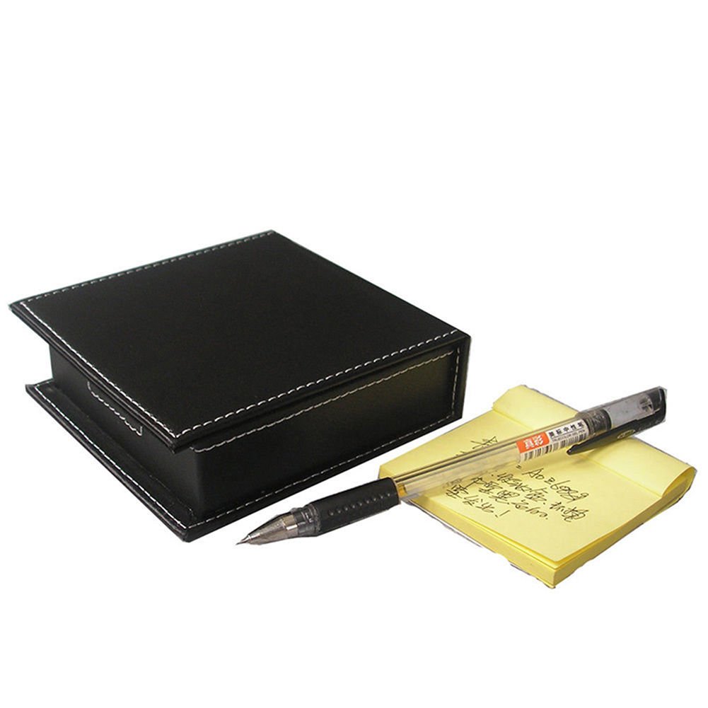 KINGFOM 7pcs Büro Schreibtisch Set - Schreibtisch Organisator, Schubladenbox, Schreibunterlage, Kosmetiktücherbox, Zeitschriftensammler Halter, Stifthalter mit Visitenkartenhalter und Zettelbox