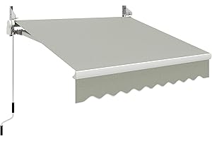 Outsunny Retractable Sun Awning