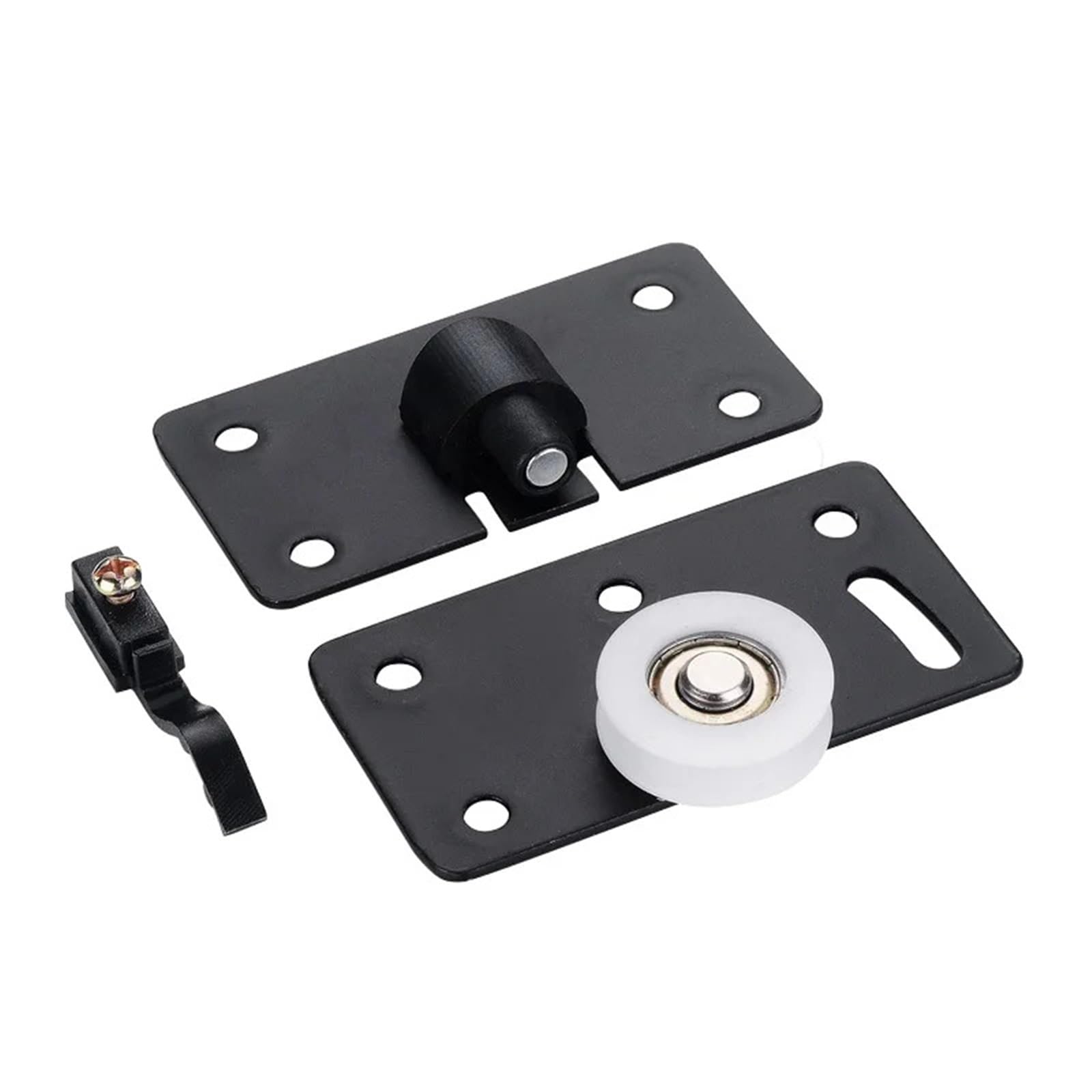 Bdfjeds One Color Sliding Door Rollers Wardrobe Pulley Door Sliding Plates Silent Pulleyswheels Rollers Furniture Height Adjustable Hardware