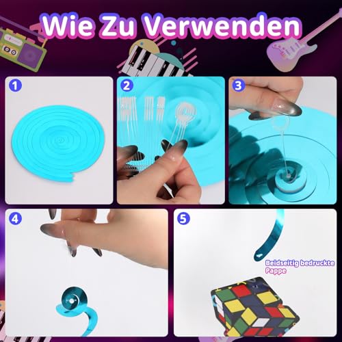 Image of 80s Party Decorations, Kaluofan 38PCS 80s Nostalgic Retro Party Hanging Swirls Ceiling Decorations, 80s Theme Party Background Supplies, Back to 80s Decorations for Adults Rock and Hip Hop Party