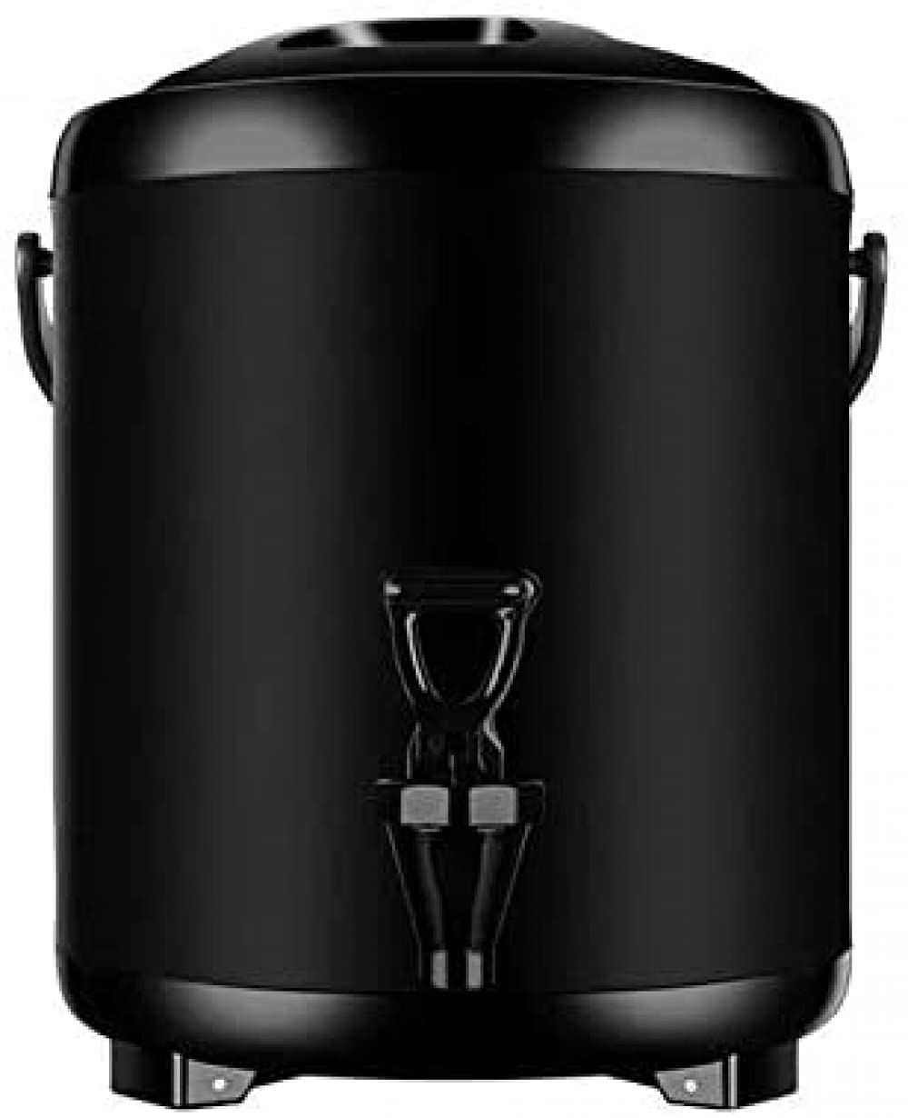 Caraffe per caffè e tè, 6 l/8 l, dispenser per acqua calda e fredda, dispenser per bevande con fontana con rubinetto, bottiglie isolate, secchio per latte di soia a ritenzione del calore, 6