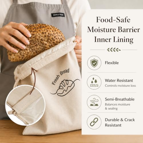 3-Pack-Linen-Bread-Bags-for-Homemade-Bread--Reusable-Bread-Storage-Bags-with-Inner-Lining--12x15-Sourdough-Bread-Bags--Eco-Friendly-Baking-Supplies-Gifts-for-Home-Bakers-by-Simply-HK