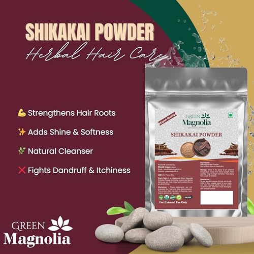 Image of Shikakai Powder for Hair Care Pure Acacia Concinna Powder No Chemicals or Artificial Colour Natural Hair & Scalp Cleanser (100gm)