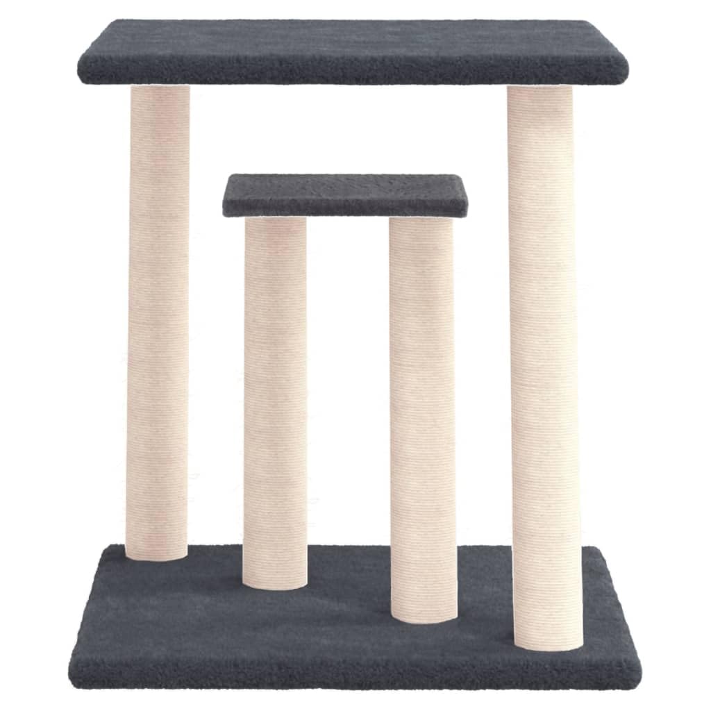 ShGaxin Drapak dla kotów z ciemnoszarymi platformami 50 cm drapak dla kota, drapak dla kota, akcesoria dla kotów, wieża dla kota, rozrusznik dla kota, domek dla kota