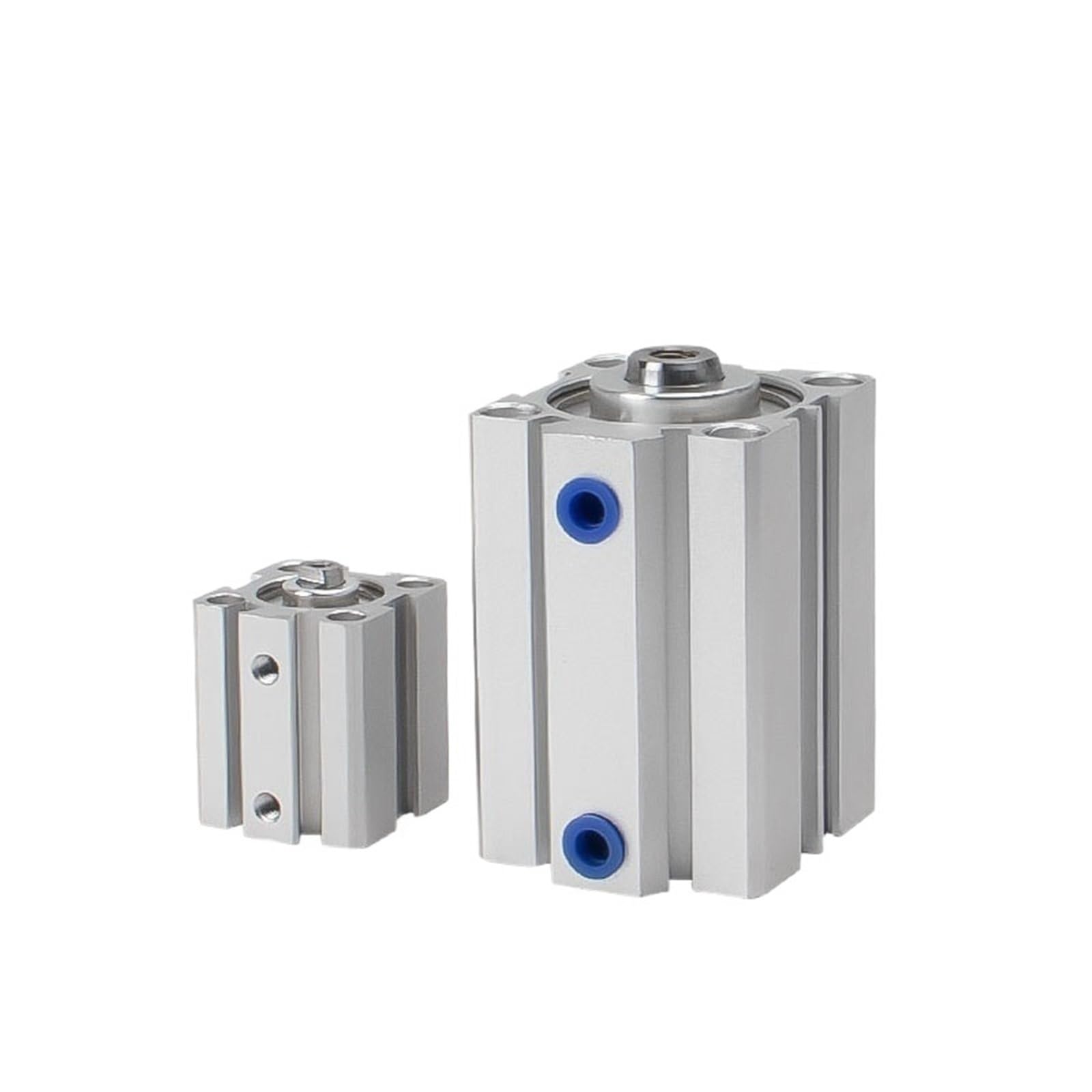 VKvmNYlxx 1pcs SDA Series Pneumatic Compact Cylinder 20mm bore stroke5 10 15 20 25 30 35 40 45 50 55~100mm Double-Acting Cylinder(SDA20X30,Nill)