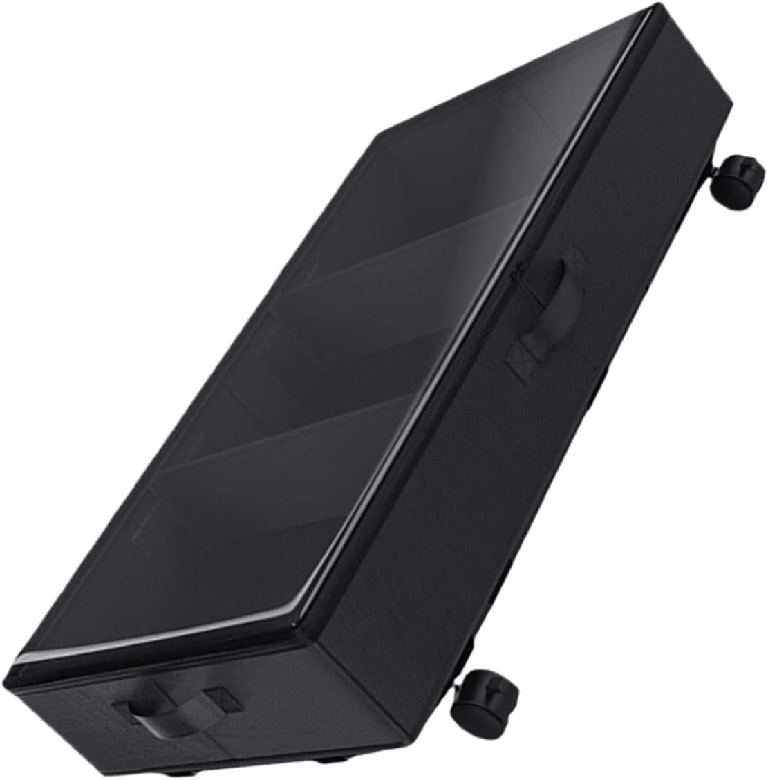 CHILDWEET under Bed Clothes Storage Bag with Wheels Large Capacity Organizer for Bedding Clothes and Toys Oxford with Clear Window Dustproof and Easy to Slide