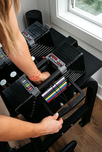 PowerBlock Elite EXP Adjustable Dumbbells, Sold in Pairs, Stage 1, 5-50 lb. Dumbbells, Durable Steel Build, Innovative Workout Equipment, All-in-One Dumbbells, Expandable with Expansion Kits - Image 6