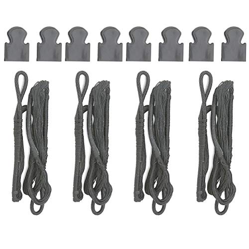 KingsArchery Crossbow Pistol String 80 lb Replacement and Caps (4 Pack)