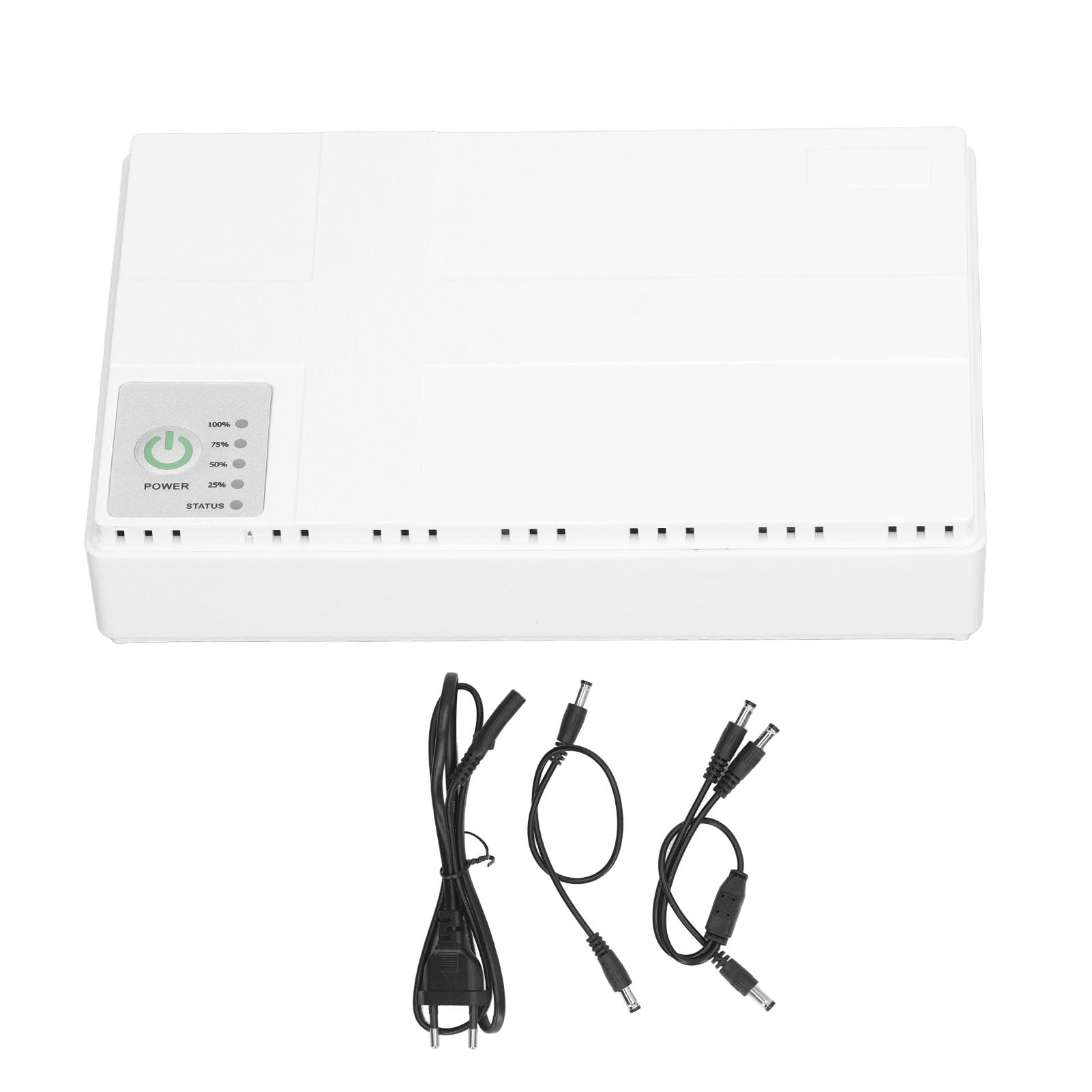 Generic Mini Dc backup kamera routera biały 85‑265V zasilacz awaryjny do awaryjnego zasilania wyjściowego, materiał ABS (wtyczka EU)
