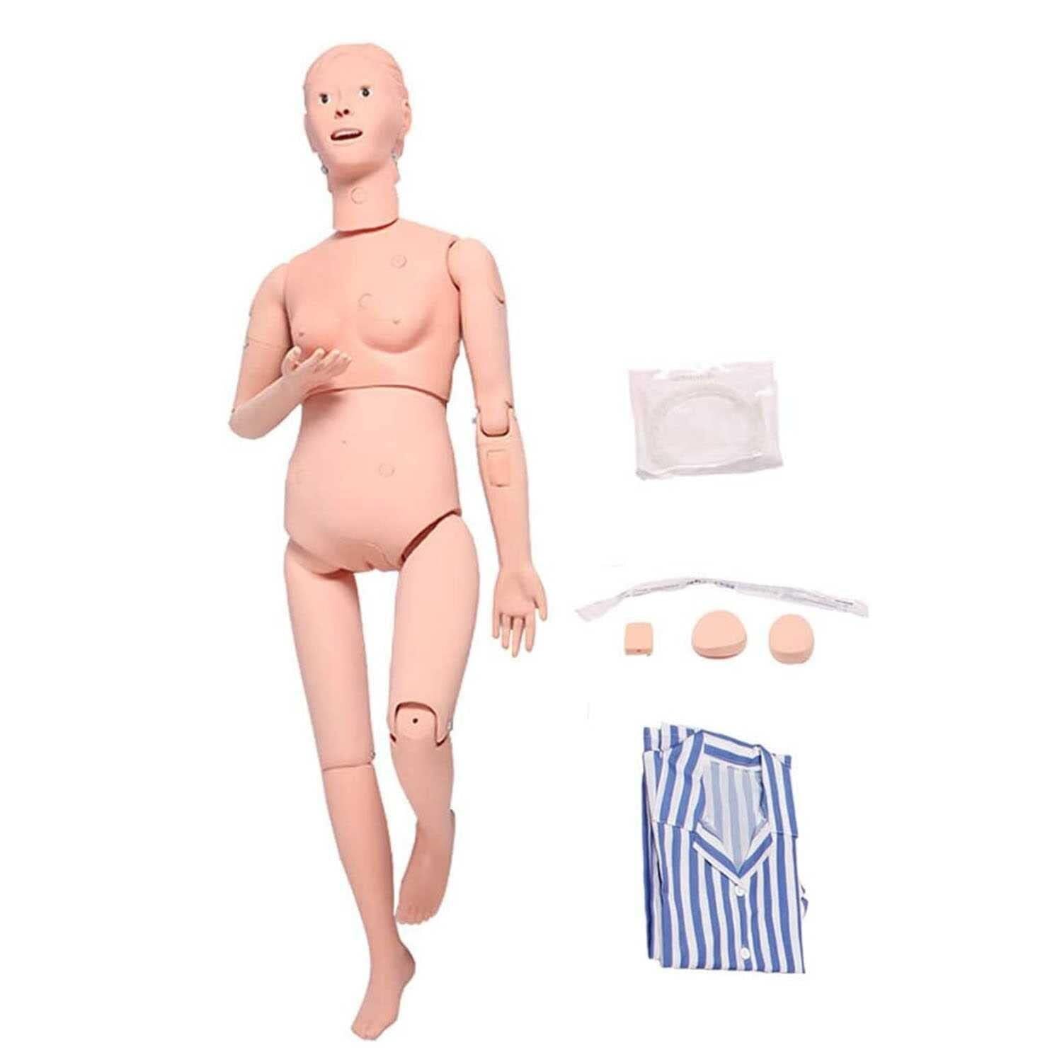 Symulator opieki nad pacjentem Model anatomiczny człowieka do szkolenia pielęgniarskiego z 24 elementami podstawowych operacji pielęgniarskich