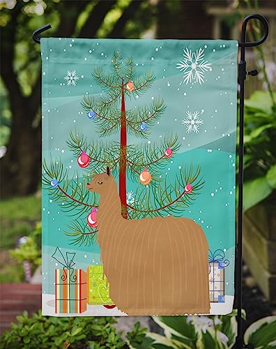 Drapeau de jardin Alpaga Suri décoratif multicolore petit format pour fête de Noël - 4