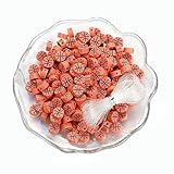 100Pcs Sports Ball Beads Basketball Polymer Clay Beads DIY Crafts Spacer Loose Beads for Key Chains Jewelry Making Earring Bracelet Necklace (Basketball)