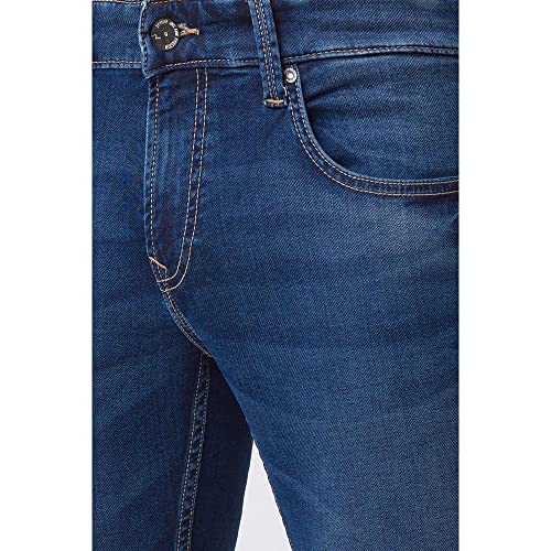 Image of Spykar Men's Mid Rise Skinny Fit Jeans